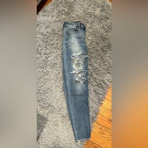 Size 2 Short American Eagle Ripped Jeans